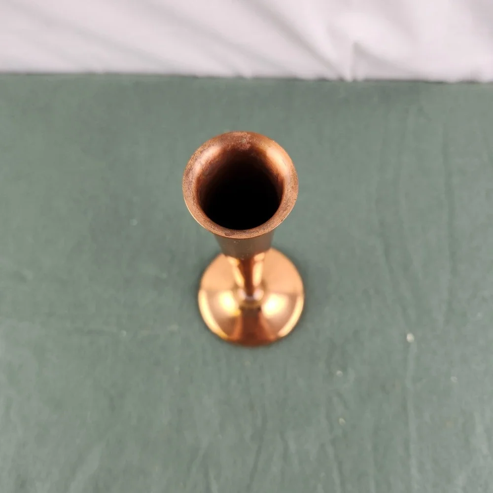 Vintage Mid Century Modern‎ COPPERCRAFT GUILD Copper Bud Vase 8